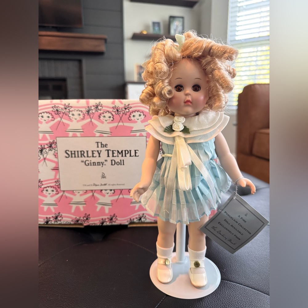 Shirley Temple Ginny Doll in Blue Dress